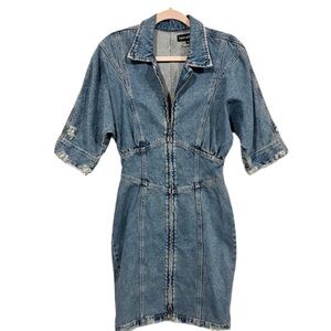 Retrofete denim corset dress | Size small